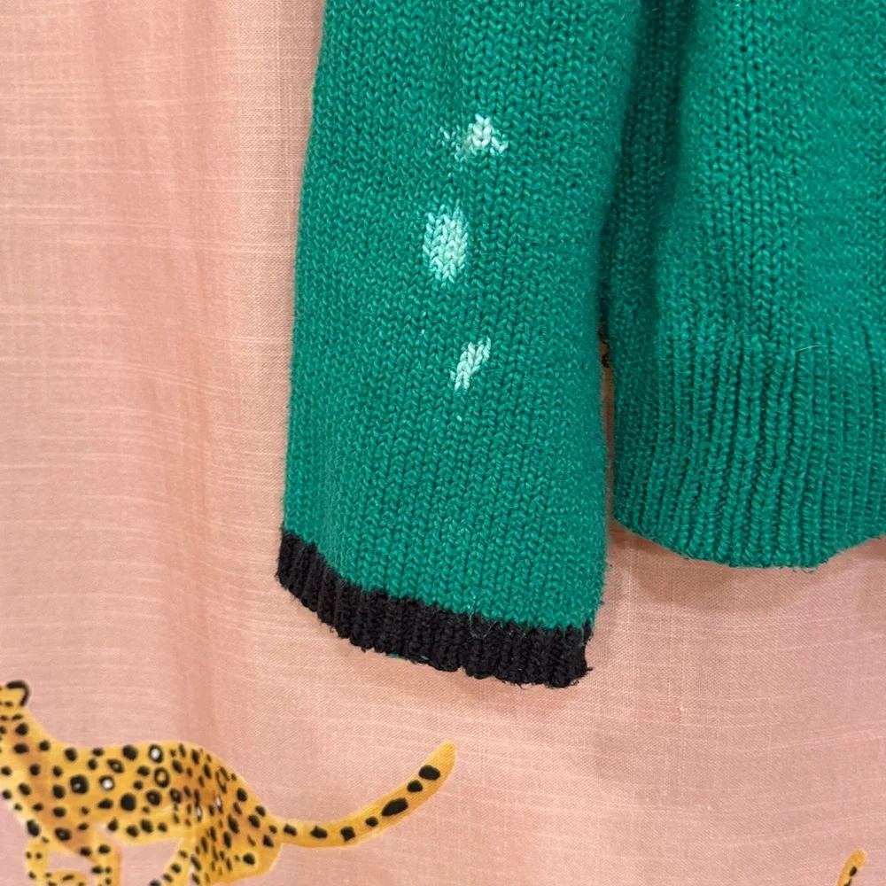 Anthropologie Porridge Wide Sleeve Graphic Number Sweater - Picture 7 of 11